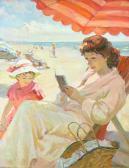 YAKOVENKO Petr Woman With A Red Umbrella YAKOVENKO Petr Woman With A Red Umbrella