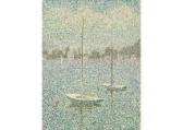 YAMADA Yoshihiko Two Boats On The Lake YAMADA Yoshihiko Two Boats On The Lake