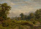 ZÜND Robert Wooded Landscape With Sheep ZÜND Robert Wooded Landscape With Sheep