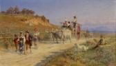 ZAHND Johann Römische Landleute Und Ochsenfuhrwerk In Der Campagna ZAHND Johann Römische Landleute Und Ochsenfuhrwerk In Der Campagna