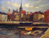 ZETTERSTRÖM Gunnar Vy Över Gamla Stan ZETTERSTRÖM Gunnar Vy Över Gamla Stan