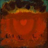 ZEUTHEN Ernst Ships In A Red Sunset ZEUTHEN Ernst Ships In A Red Sunset