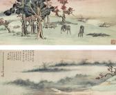 ZHANG SHANZI Horses In The Autumn Countryside ZHANG SHANZI Horses In The Autumn Countryside