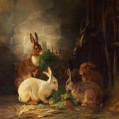 ZILLEN Wilhelm Stable With Rabbits And A Goat ZILLEN Wilhelm Stable With Rabbits And A Goat
