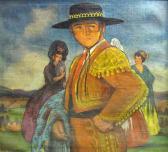 ZIMMERMAN Frederick A. A Matador With Women Admirers (portrait Of Rudolph Valentino In "blood And Sand") ZIMMERMAN Frederick A. A Matador With Women Admirers (portrait Of Rudolph Valentino In "blood And Sand")