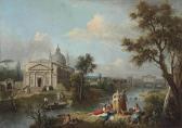 ZUCCARELLI Francesco An Italianate River Landscape ZUCCARELLI Francesco An Italianate River Landscape