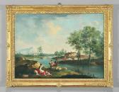 ZUCCARELLI Francesco Paesaggio Fluviale Con Armenti E Lavandaia ZUCCARELLI Francesco Paesaggio Fluviale Con Armenti E Lavandaia