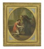 ZUCCHI Antonio Pietro The Count De St Julian Presenting Himself To His Old Uncle Chanoine Of Palermo ZUCCHI Antonio Pietro The Count De St Julian Presenting Himself To His Old Uncle Chanoine Of Palermo
