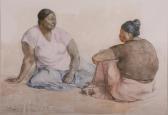 ZUNIGA Francisco Two Seated Women ZUNIGA Francisco Two Seated Women