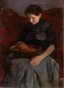 ÁLVAREZ SALA VENTURA 1869-1919,Asturian woman,Goya Subastas ES 2019-03-05