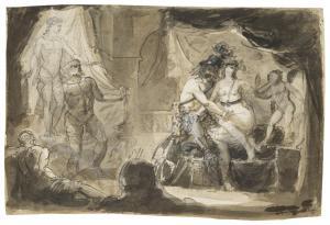 ÅKERSTRÖM Jonas 1759-1795,Vulcan surprising Venus and Mars,1769,Christie's GB 2019-01-31
