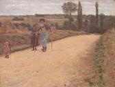 ÉLIOT Maurice 1864-1945,Impressionist scene (A Helping Hand),1892,Mossgreen AU 2015-04-12