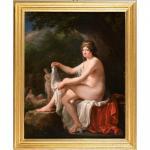 ÖLENHAINZ Friedrich,Diane au bain ou portrait présume de Katerina Odes,1789,Herbette 2023-03-19