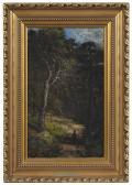 A'BECKET Maria 1839-1904,Forest Path,1875,Brunk Auctions US 2018-03-23