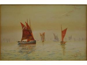 A.S. LYNTON,Sailing boats off the coast,Andrew Smith and Son GB 2011-09-13