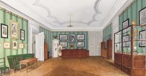 a. zegnard,A German interior decorated with prints and furnis,1837,Christie's GB 2005-01-25
