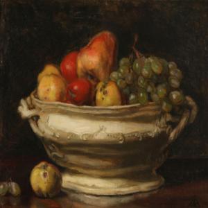 AABYE Jørgen Emil 1868-1959,Still life with fruit in a tureen,1919,Bruun Rasmussen DK 2016-03-07