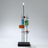 AAGE HOLM SORENSEN Svend 1913-2004,A tall table lamp with black lacquered iron,1960,Bruun Rasmussen 2012-08-06