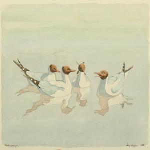 AAGESEN Stig,Black-headed Gulls,1944,Bruun Rasmussen DK 2014-09-08