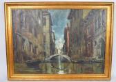 ABBATI Giuseppe 1836-1868,Canal in Venice,Hood Bill & Sons US 2019-02-19