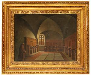 ABBATI Vincenzo 1803-1866,Interno di chiesa,Wannenes Art Auctions IT 2021-11-26