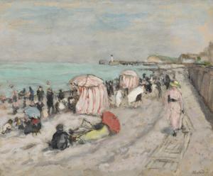 ABBE Albert 1889-1966,L'heure du bain à Dieppe,1895,Christie's GB 2023-03-03