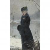 ABBEMA Louise 1858-1927,A WINTER STROLL,Sotheby's GB 2008-10-23
