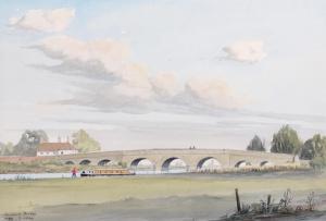 ABBEY David 1900-2000,Swinford Bridge,1979,John Nicholson GB 2017-05-03