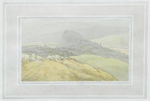 ABBOTT John White,The City of Edinburgh from the top of Arthur's Sea,1791,Bonhams 2023-10-11