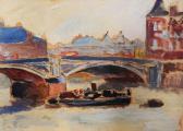 ABBOTT Samuel Nelson 1874-1953,Bridge over the Thames,1930,Mallams GB 2016-06-22