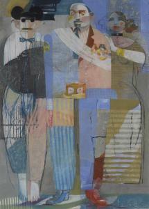 abdelke youssef 1951,Figures No.3,1992,Christie's GB 2011-11-04