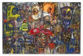 Abdoulaye DIARRASSOUBA Aboudia 1983,Castigno,2021,Christie's GB 2023-06-29