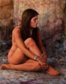 ABEITA Jim 1947,Untitled (Seated Nude),Santa Fe Art Auction US 2022-05-28