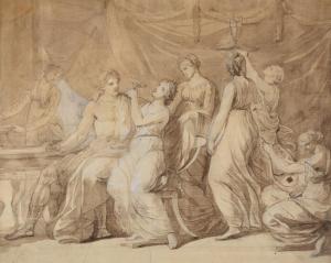 ABEL Josef 1764-1818,Classical figures in an interior,Dreweatts GB 2021-12-14