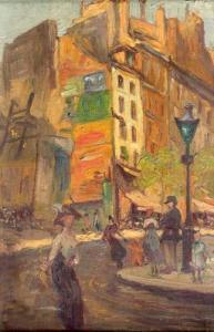 ABEL TRUCHET Louis 1857-1918,L'avenue Junot à Montmartre,Aguttes FR 2008-06-25