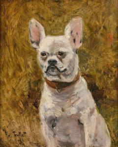 ABEL TRUCHET Louis,Portrait de chien,1893,Artcurial | Briest - Poulain - F. Tajan 2018-03-27