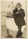 ABELES Sigmund 1934,Kitchen Call,Barridoff Auctions US 2021-11-13