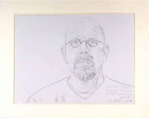 ABELES Sigmund 1934,Self-Portrait with Glasses,1999,Nye & Company US 2022-09-07