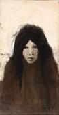 ABELLO Palmira 1934,“Mujer de pelo negro”,1969,Goya Subastas ES 2009-07-08