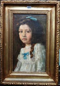 ABELOOS Sonia 1876-1969,Portrait of a young girl,Bellmans Fine Art Auctioneers GB 2016-09-06