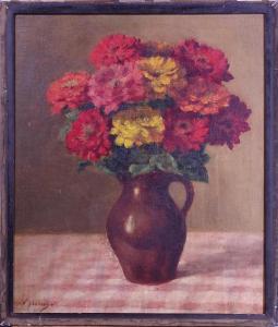 ABELOOS Victor 1881-1965,Vase de fleurs,Monsantic BE 2021-09-05