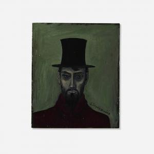 ABERCROMBIE Gertrude 1909-1977,Man in Top Hat (Bearded Man),1952,Toomey & Co. Auctioneers 2024-02-23