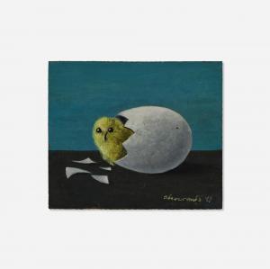 ABERCROMBIE Gertrude,Untitled (Chick Emerging from an Egg),1963,Toomey & Co. Auctioneers 2024-02-23