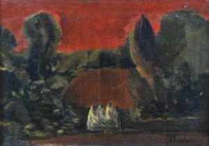 ABERDAM Alfred 1894-1963,Landscape,Tiroche IL 2013-02-02