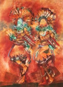Abeyta Tony 1965,Katchina Dancers,1994,Abell A.N. US 2024-04-04