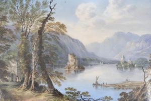 ABLOTT Richard,Innisfallen, Lake of Killarney,c.1875,Hansons GB 2022-06-30