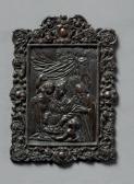 ABONDIO Antonio 1538-1591,Plaquette en bronze à patine brune (restauration) ,Doutrebente 2022-03-30