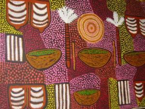 ABORIGINAL SCHOOL,Trees and Fruit Bowls,Hartleys Auctioneers and Valuers GB 2007-02-14