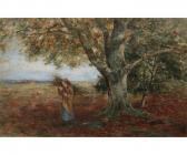 ABORN John,Wooded Landscapes with Stick Gatherer and Sheep,Keys GB 2014-10-03