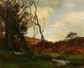 ABRAHAMS Anna Adelaide 1849-1930,Stream in a landscape,John Moran Auctioneers US 2008-10-21